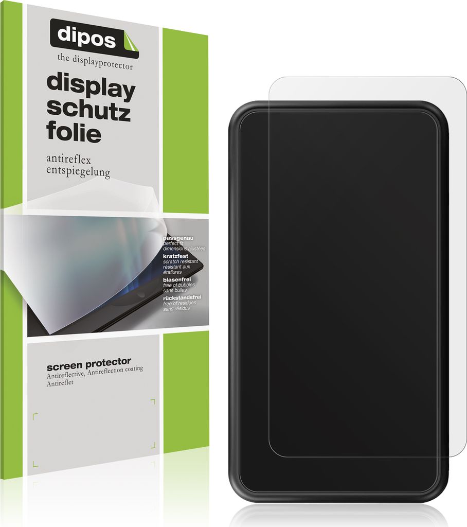 2x Schutzfolie für AUTO-VOX SOLAR 3A Plus matt Displayschutzfolie Folie Display Schutz dipos