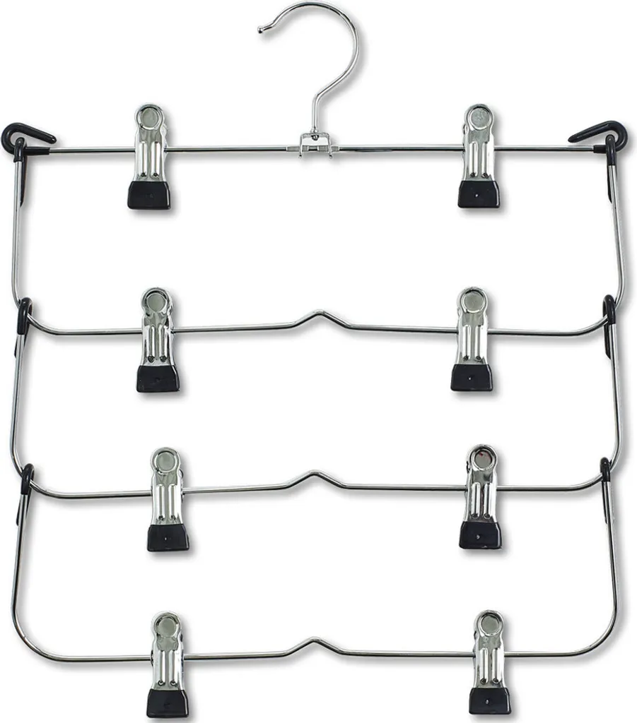 Cintre à Pinces pour Jupes et Pantalons - Lot d'Accessoires en Métal