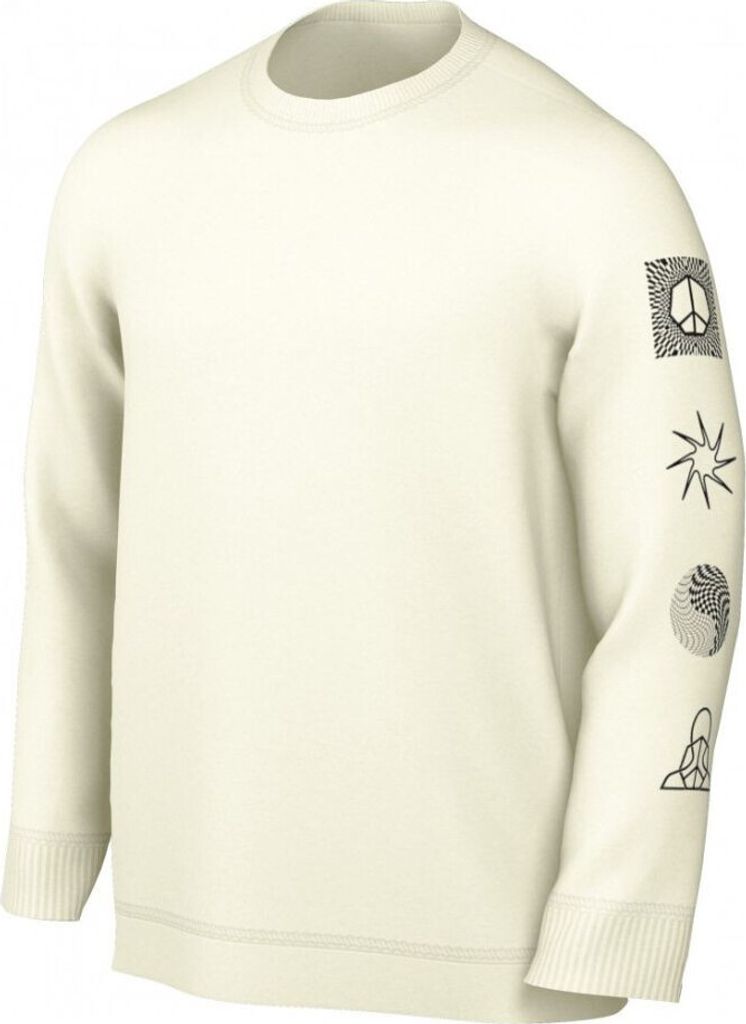 Sweatshirt NIKE Yoga Therma Fit Segel/Schwarz Hellbraun M