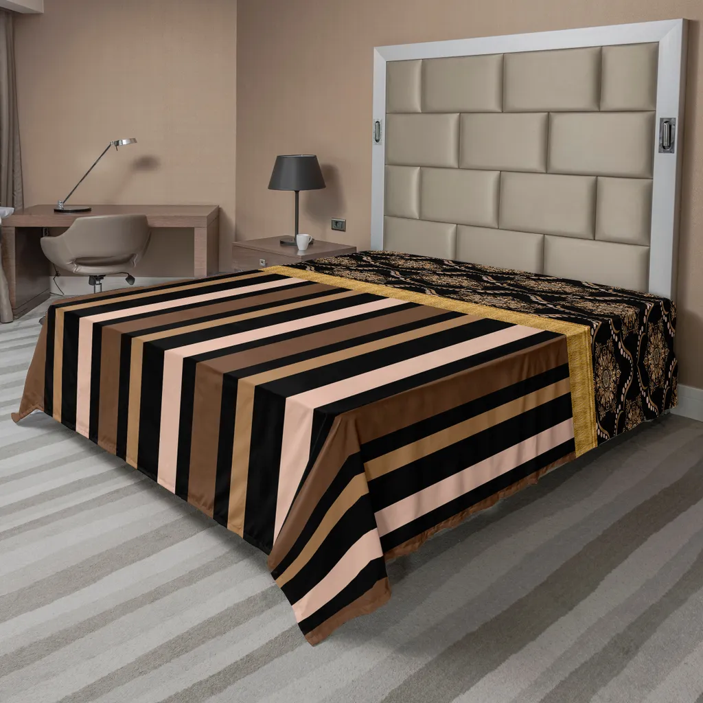 Lenzuolo Decorativo Vittoriano ABAKUHAUS Antracite 260x228cm