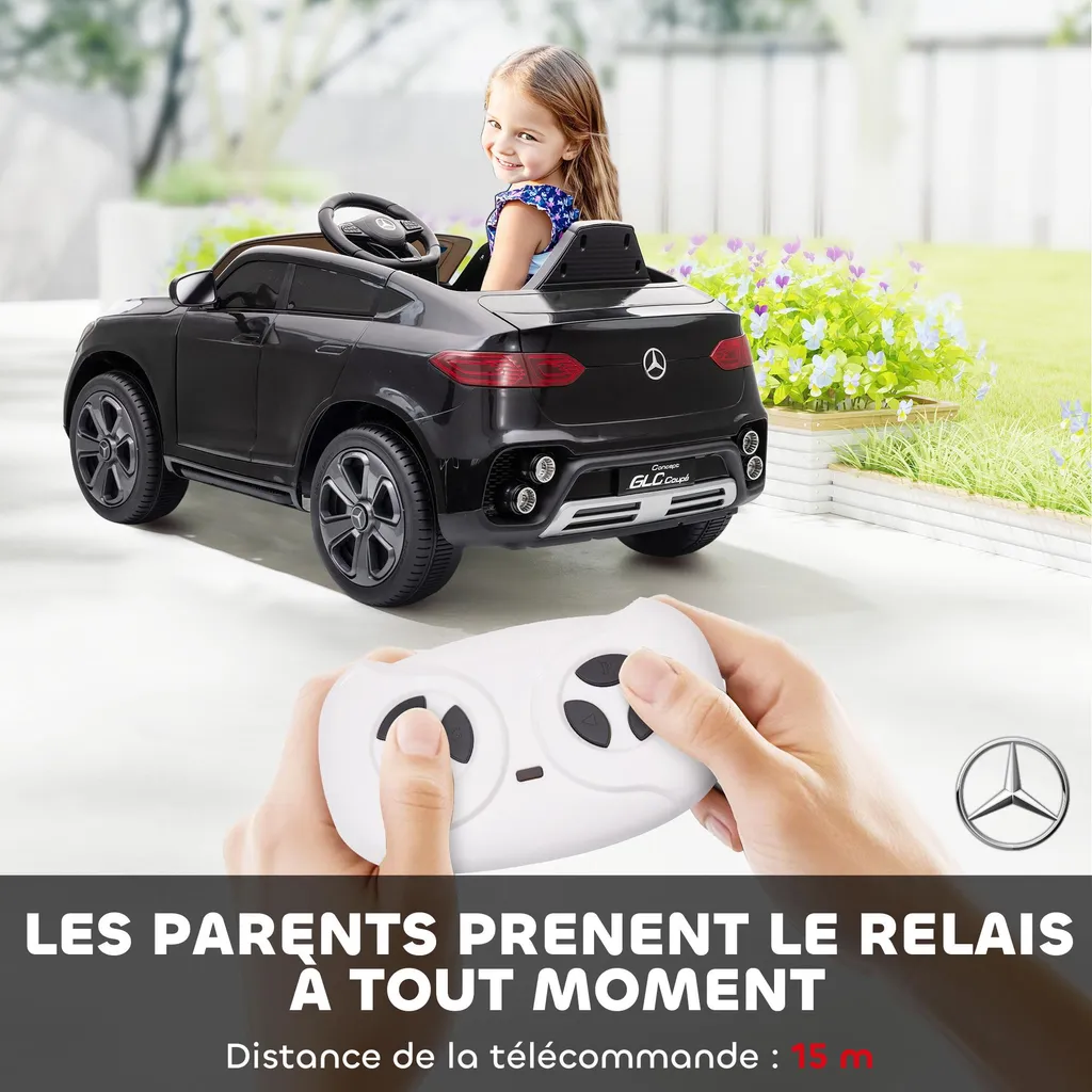 Mercedes GLC Enfant : Roulez en Sécurité avec Télécommande et Soft Start - 4
