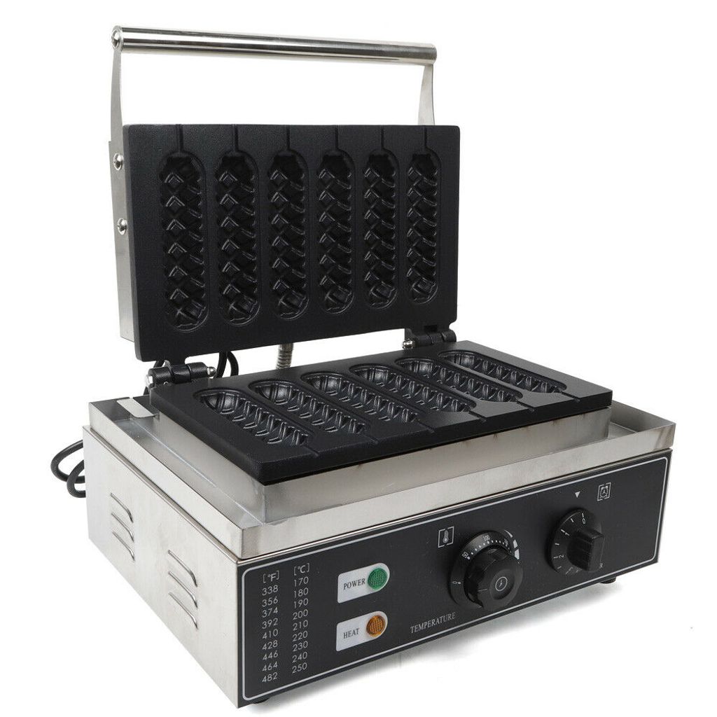 1500W nepřilnavý vaflovač pro vaflovač a 6 ks vaflovačů Obrázek produktu 