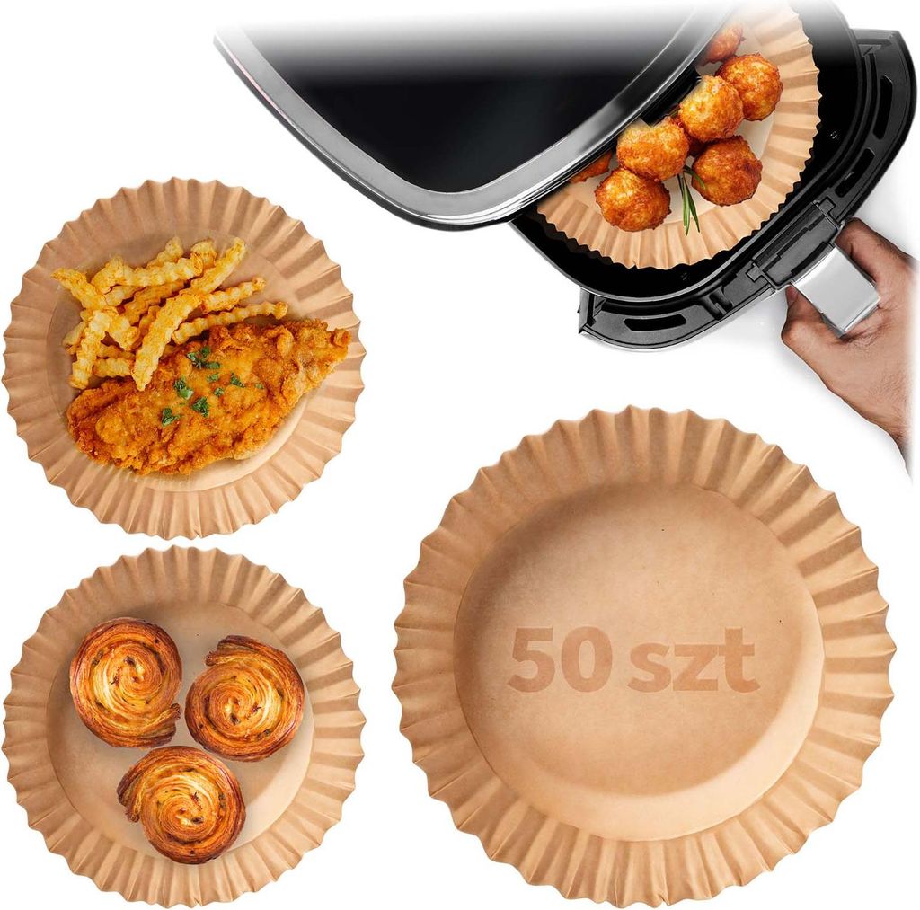 Backpapier für Fritteuse 20 cm Berdsen - 50 Stück
