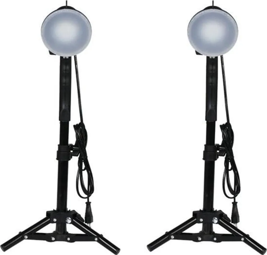 Lampe LED pivotante Photographie : Kit Éclairage Studio 37 cm Haute Précision