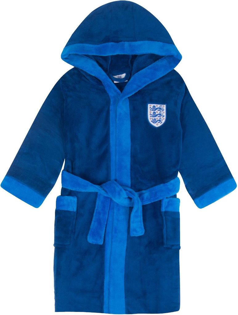 England - Morgenmantel für Jungen, Fleece GF769 (140) (Blau)