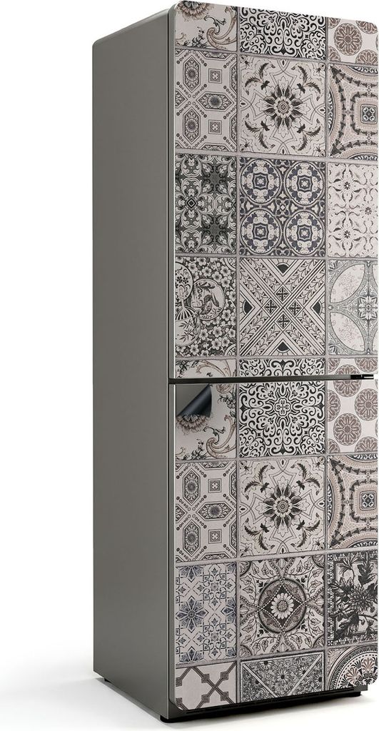 Mosaikmuster auf Fliesen – Magnetische Kühlschrank Produktbild 