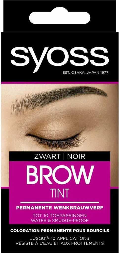 Syoss Brow Tint Black 10 Applicazioni: Tinta Sopracciglia Low Cost