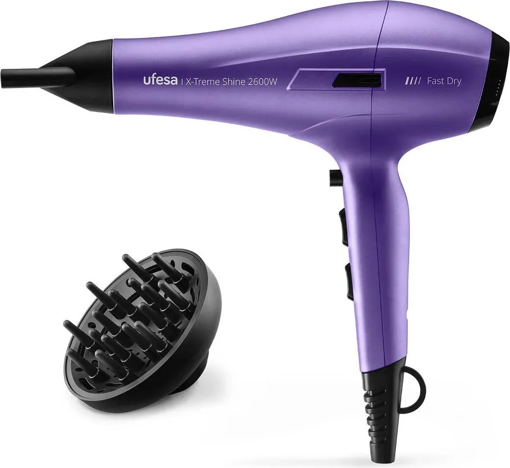 Sèche-cheveux UFESA X-TREME SHINE AC 2600W Anti-Frisottis et Éclat