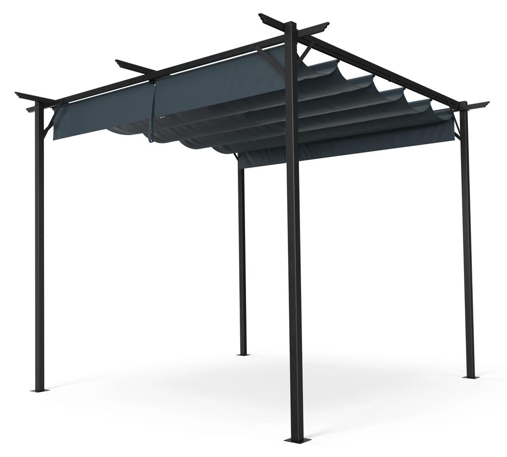 Blumfeldt Pergola 3x3 m - Wetterfestes Polyesterdach, Produktbild 