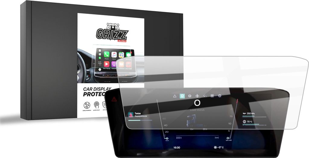 Keramische Autodisplayfolie für Scania G Virtual Cockpit (2024-2025), Grizz Protector