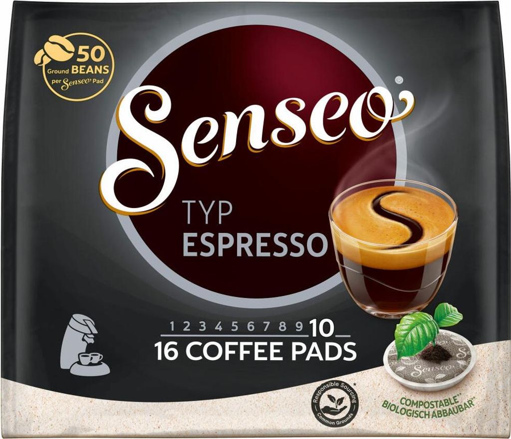 Senseo 4422757007 Senseo ESPRESSO Kaffeepads, Arabicabohnen Immagine del prodotto 