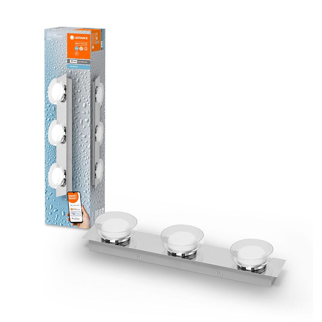 Ledvance LED Smart+ luce da bagno Orbis Silver IP44 18W Immagine del prodotto 