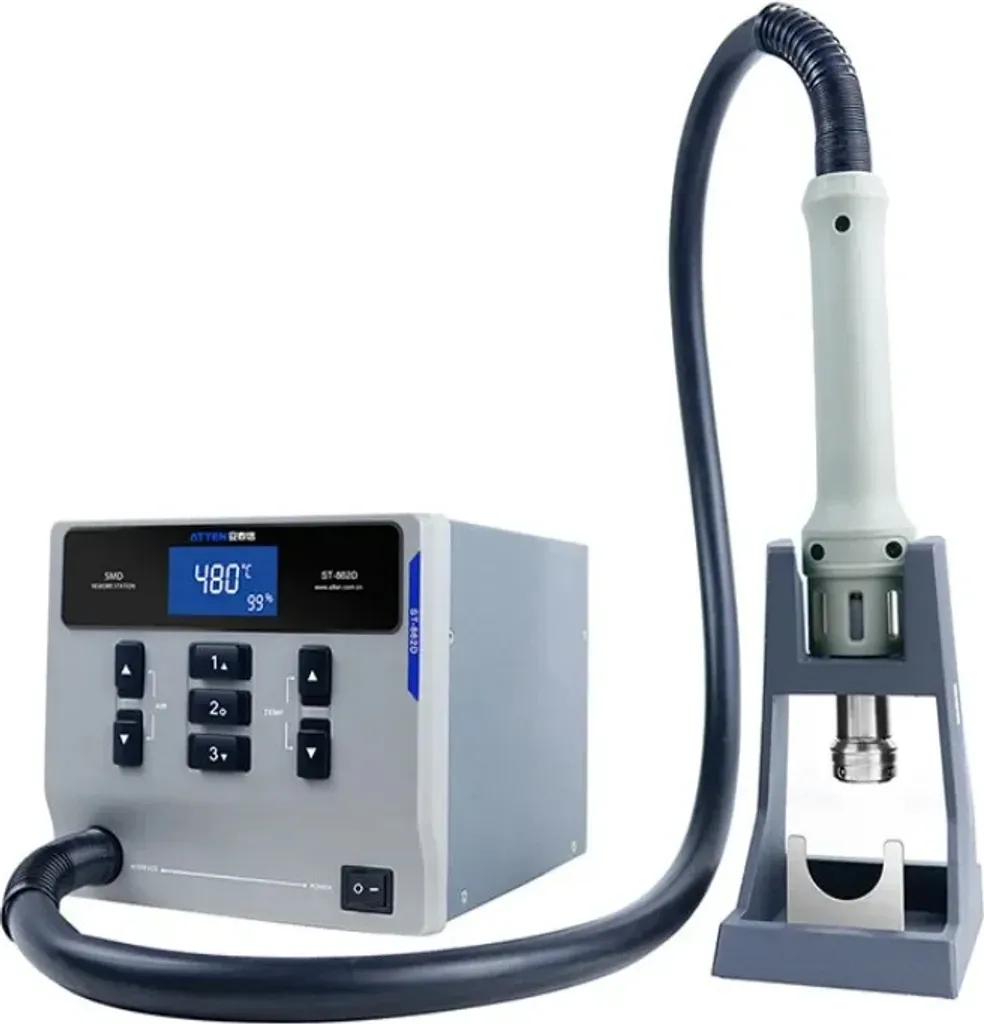 Station de soudage à air chaud numérique 220V pour dessoudage sans risque - 5