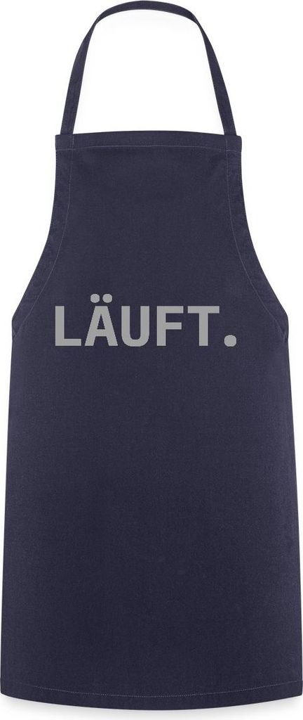 Spreadshirt Stromberg Läuft Kochschürze, One size, Navy