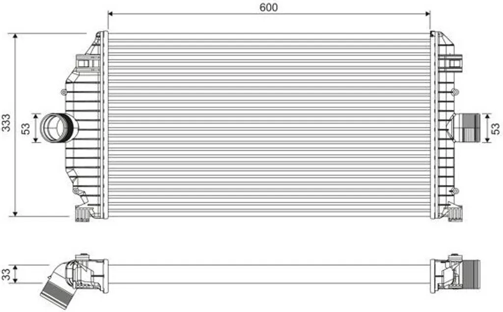 Intercooler Valeo 817924 pour restaurer la puissance de votre Laguna