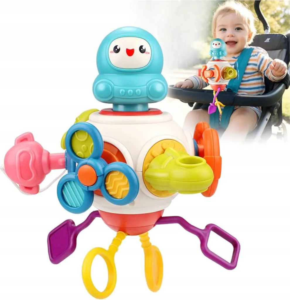Cube interactif 8 en 1 avec activités sensorielles pour bébé 18 mois - 10