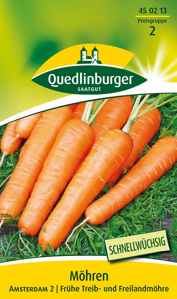 Quedlinburger Saatgut - Möhren Amsterdam 2 - Samen - 450213 Produktbild 
