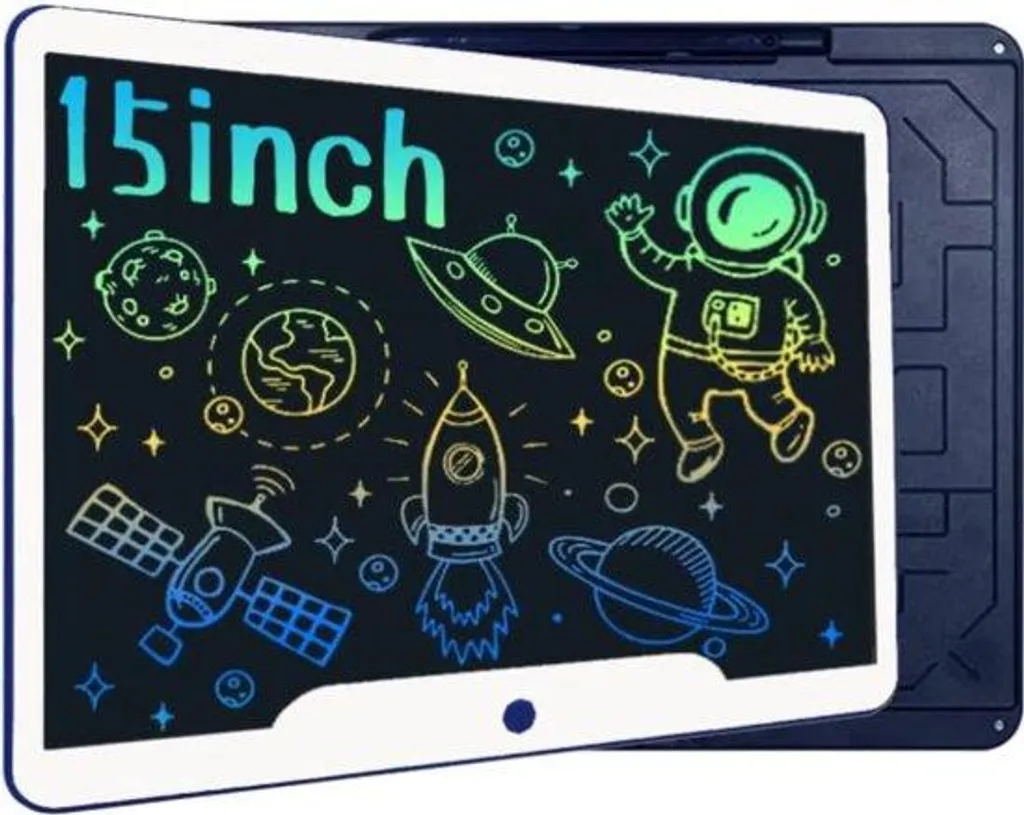 Tablette de Dessin LCD 15 pouces Bleue Idéale pour Loisirs Créatifs
