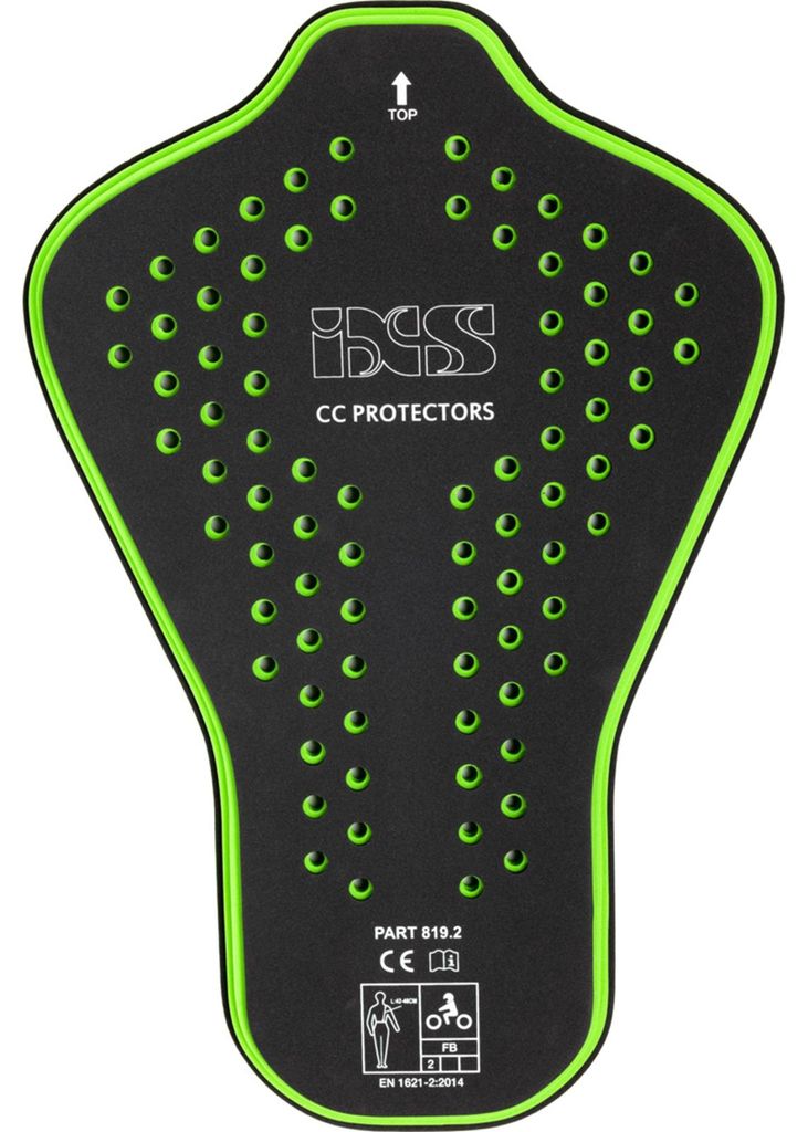 Chránič zad CCS Level 2 černo-zelený - M Obrázek produktu 
