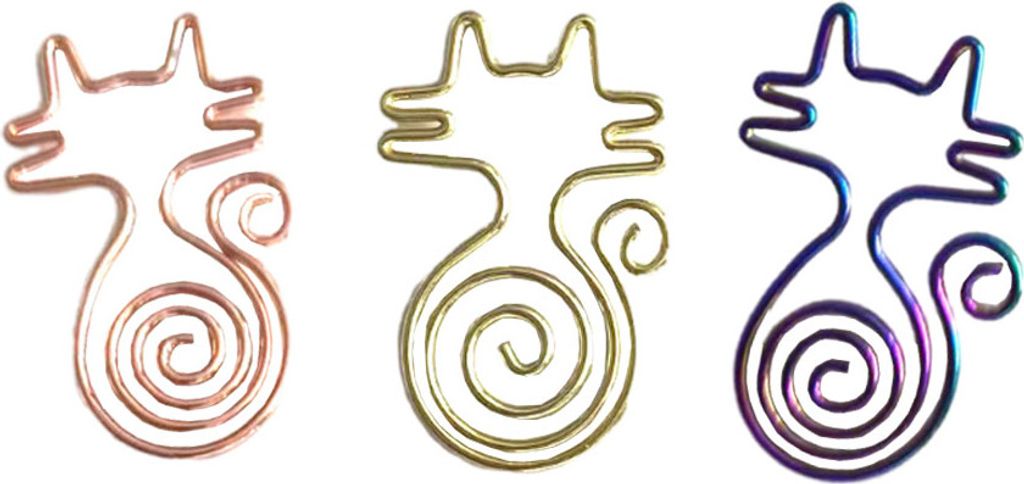 Trombones chaton, 30 pièces de trombones métal Paper Clips Image du produit 