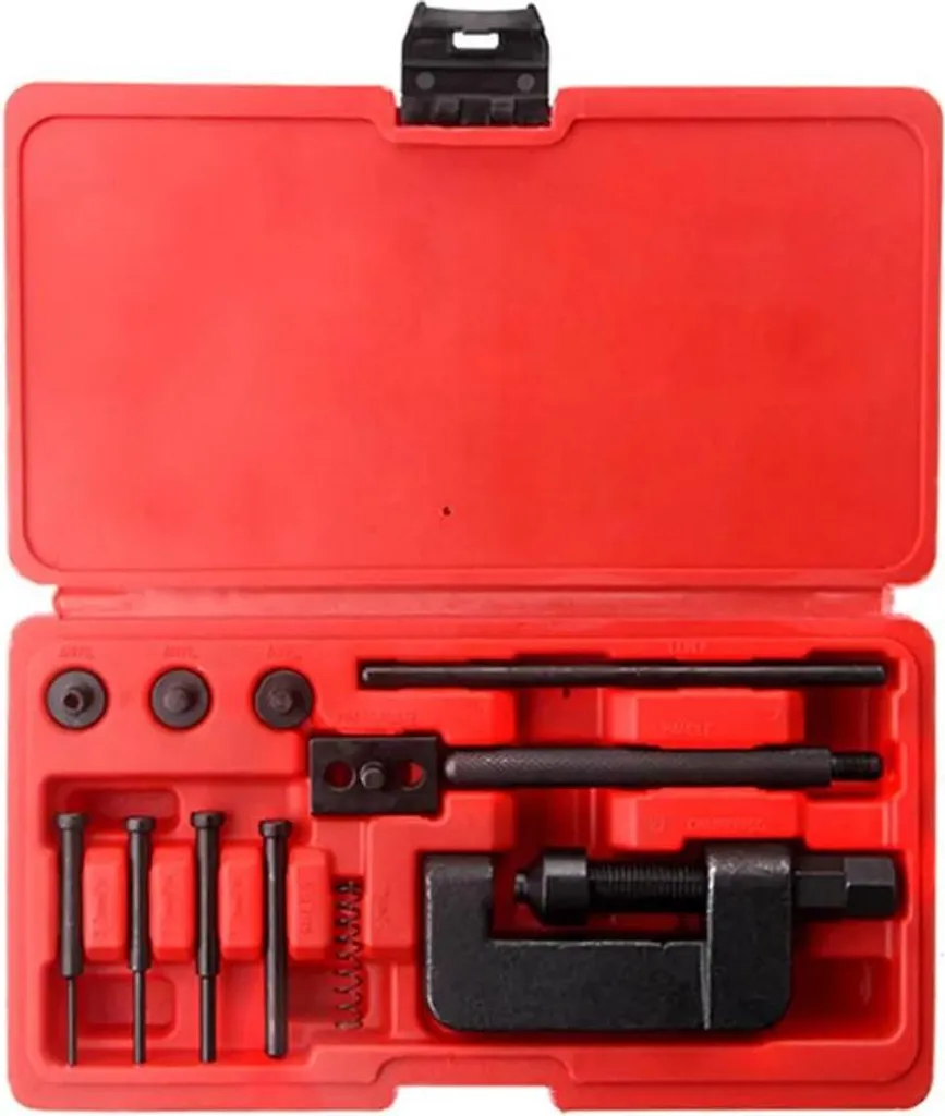 Kit outils riveur de chaîne moto 13 pièces pour sertissage sécurisé