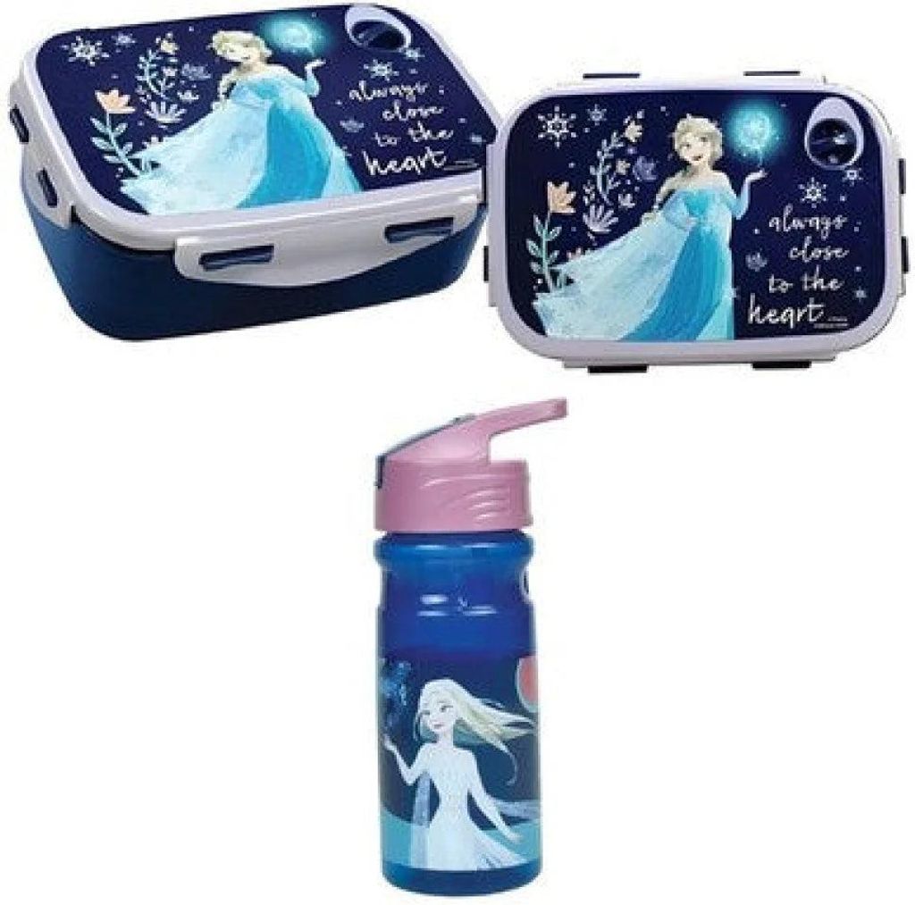 Disney Die Eiskönigin 2 tlg Kinder Lunch Set Brotdose Trinkflasche