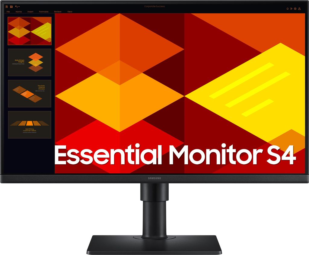 Samsung Essential S4 S24D402GAU - S40GD Serie - LED Monitor - 61 cm (24") - 1920 x 1080 Full HD (1080p) @ 100 Hz - IPS - 250 cd/m² - 1000:1 - 5 ms...