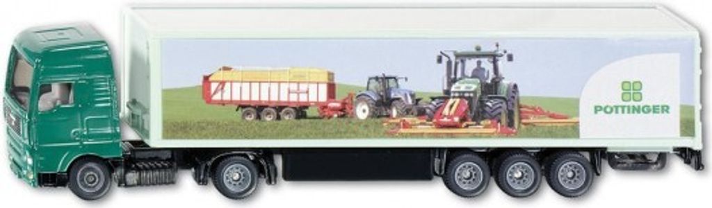 Siku Koffer-Sattelzug Spielzeugauto schwarz; 1627 Produktbild 