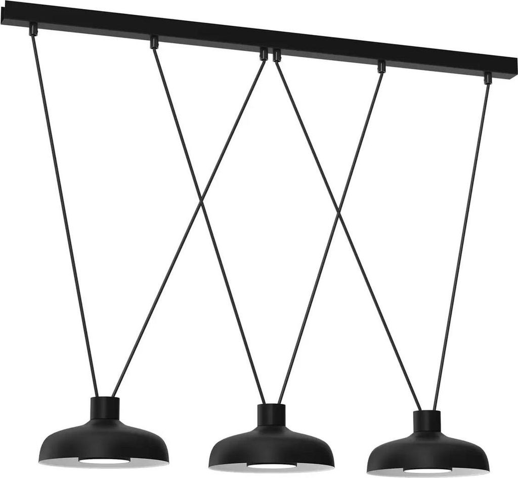 Hängeleuchte LINEA 3xGX53 schwarz Milagro