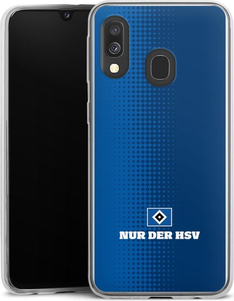 DeinDesign Slim Hülle für Samsung Galaxy A40 Silikon Case Ultra Dünn Handyhülle HSV Logo Offizielles Lizenzprodukt