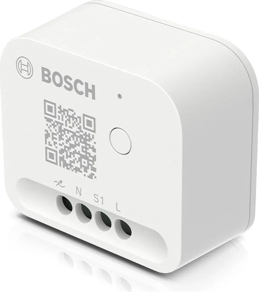 Interrupteur variateur de lumière Bosch encastré blanc IP20 Smart Home