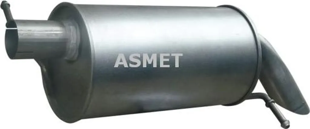 Silencieux arrière ASMET 7238 en acier aluminisé durable OE 1484069