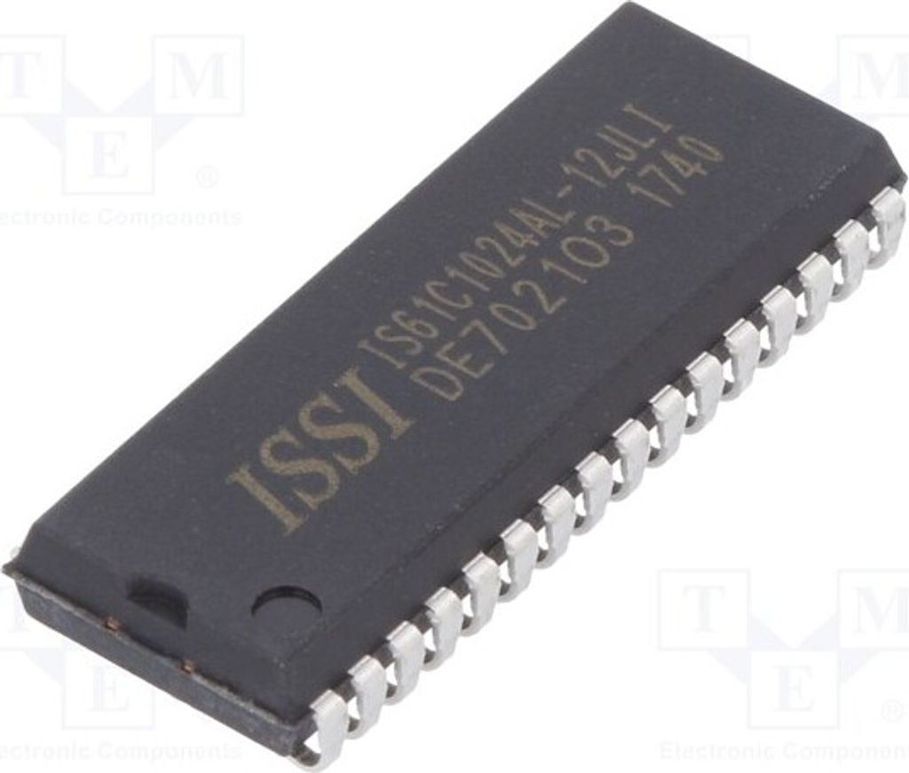 1x SRAM Speicher 12ns 128kx8bit 5V parallel SOJ32 -40÷85°C IS61C1024AL-12JLI Para