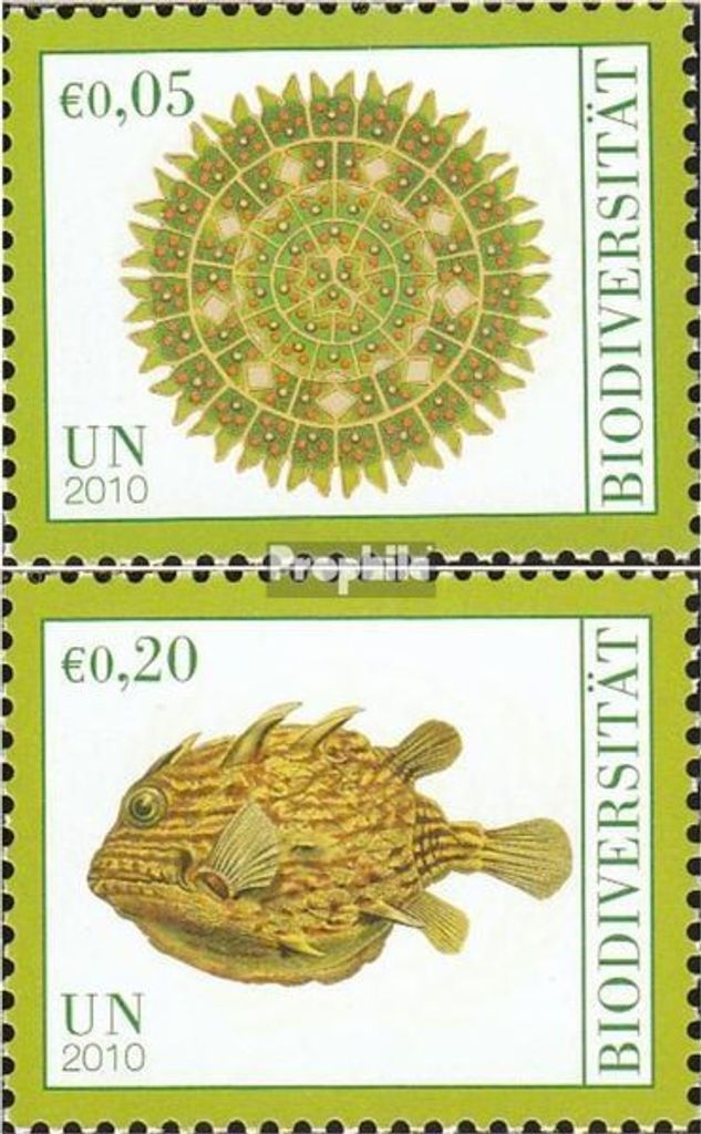 Briefmarken UNO - Wien 2010 Mi 643-644 (kompl.Ausg.) gestempelt Sondermarken