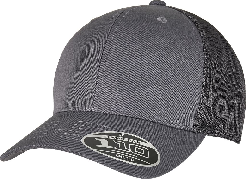 Flexfit - Trucker Cap für Herren/Damen Uni RW8899 (Einheitsgröße) (Grau meliert)