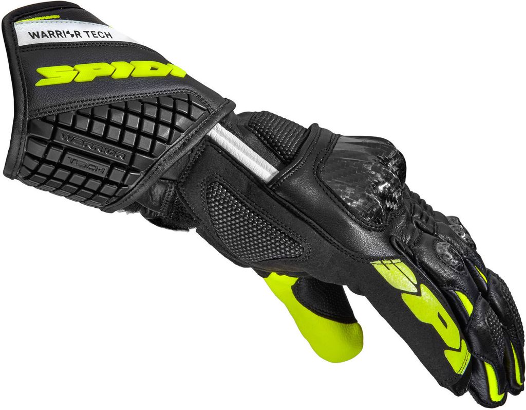 Spidi Carbo 5 Handschuhe Farbe: Schwarz/Gelb, Grösse: M