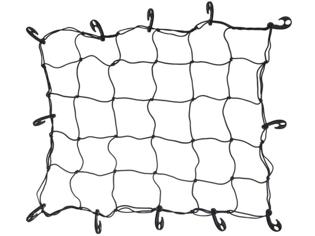 Gepäcksicherungsnetz, 75x90 cm mit Haken