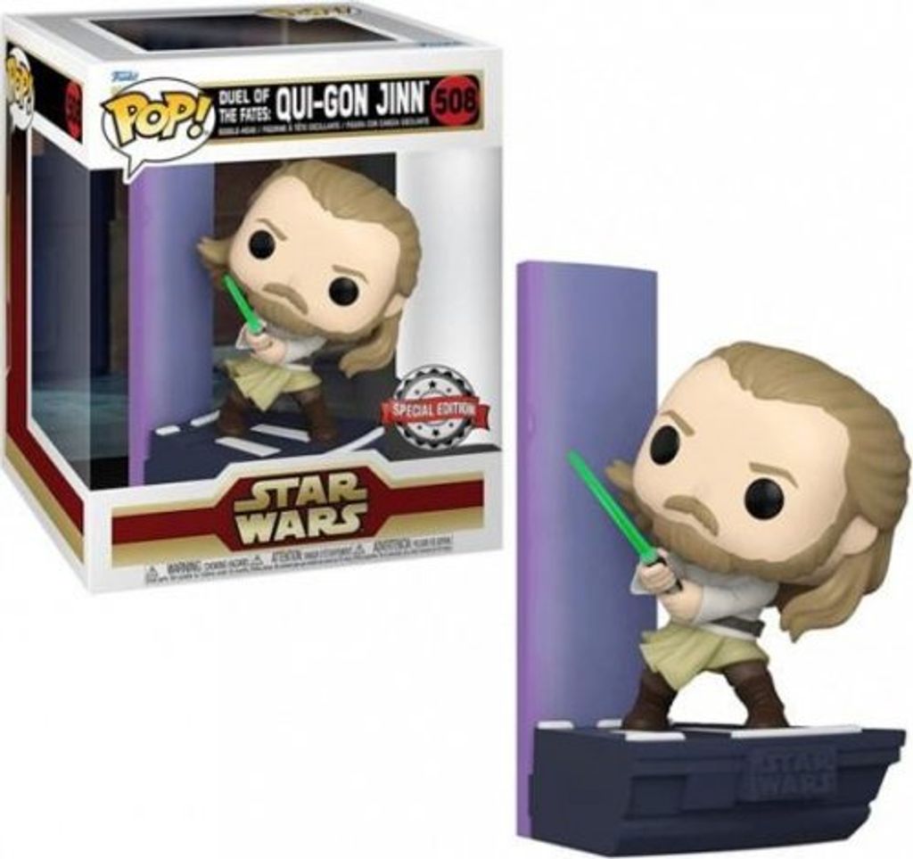 POP Deluxe: Star Wars Duel of the Fates - Qui Gon Jinn Obrázek produktu 