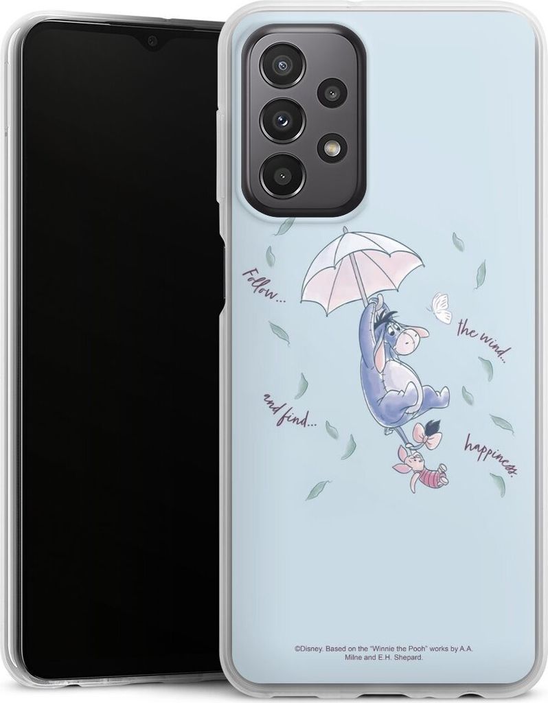 DeinDesign Slim Hülle für Samsung Galaxy A23 5G Silikon Case Ultra Dünn Handyhülle Disney Offizielles Lizenzprodukt Winnie Puuh I-Aah