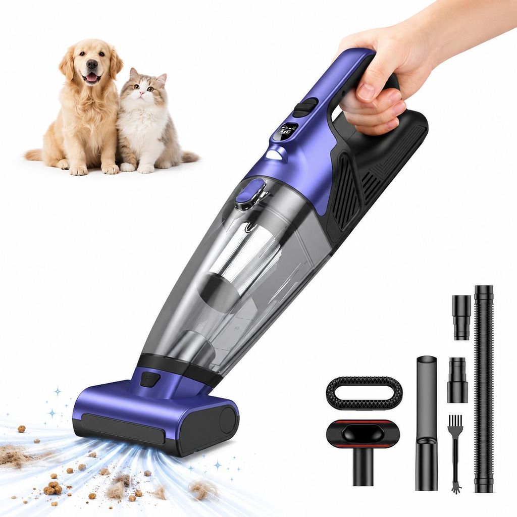 Aspirateur balai sans fil, 20000 Pa, idéal pour les poils Image du produit 