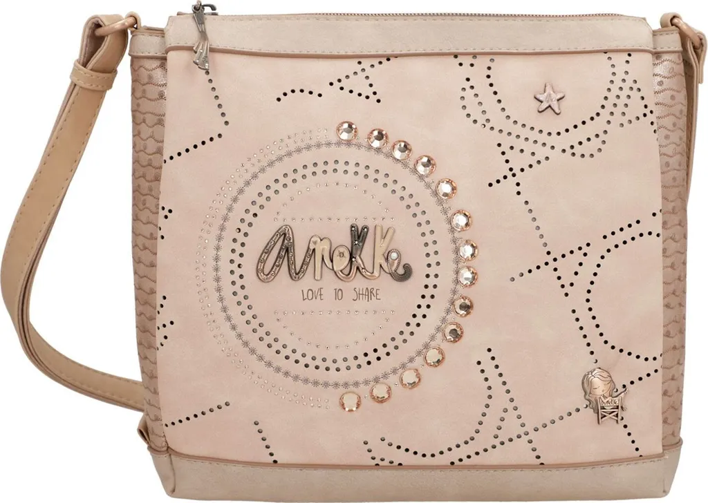 Petit sac bandoulière rose poudré Anekke Hollywood pour femme élégante