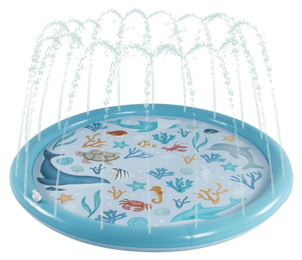 Little Dutch Ocean Dreams Tapis de saut 150 cm Bleu Image du produit 