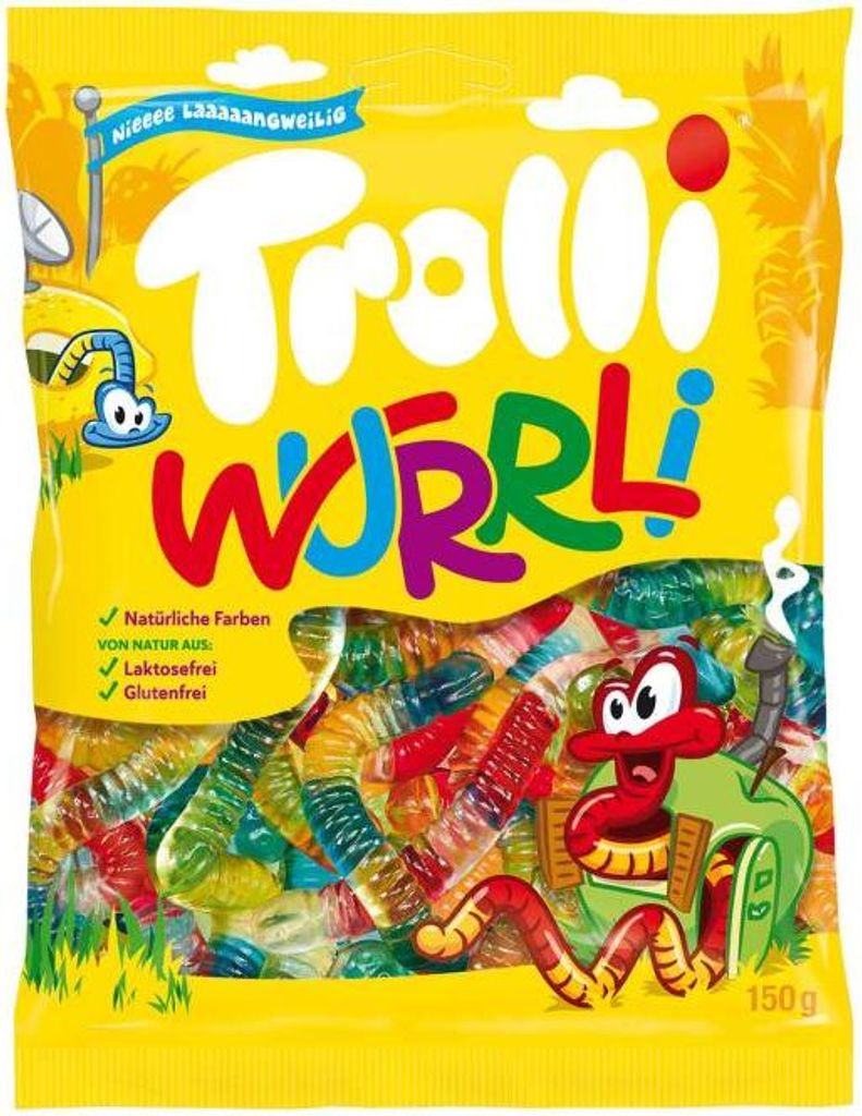 Trolli Wurrli mit Fruchts.150g Produktbild 