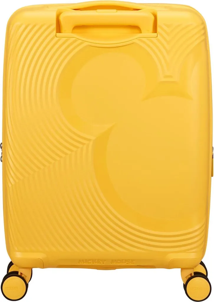 Valise cabine extensible Mickey Magic 55 cm - Trolley rigide jaune