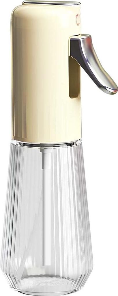 Avizar, Ölsprüher Glas 280ml mit verchromtem Druckauslöser, Beige
