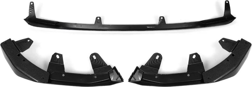 Velocity SplitterLip – Vorderer Stoßfänger – Carbon-Optik – Für BMW 2-Serie G42 220i/230i/M240i (2022-2024) – Autozubehör
