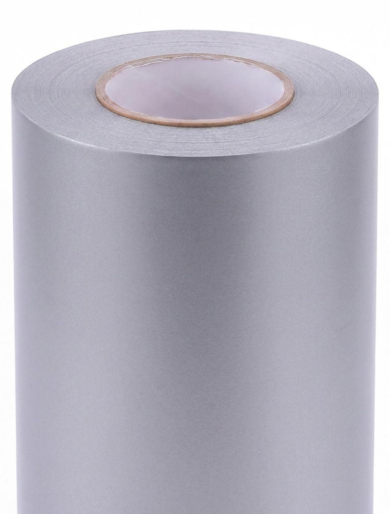 5 Meter Möbelfolie Plotterfolie - M08 SILVER METALLIC matt Produktbild 