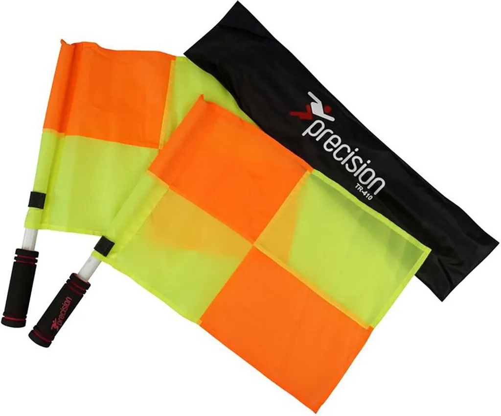 Set de drapeaux d'arbitrage pour matchs de football et sports collectifs