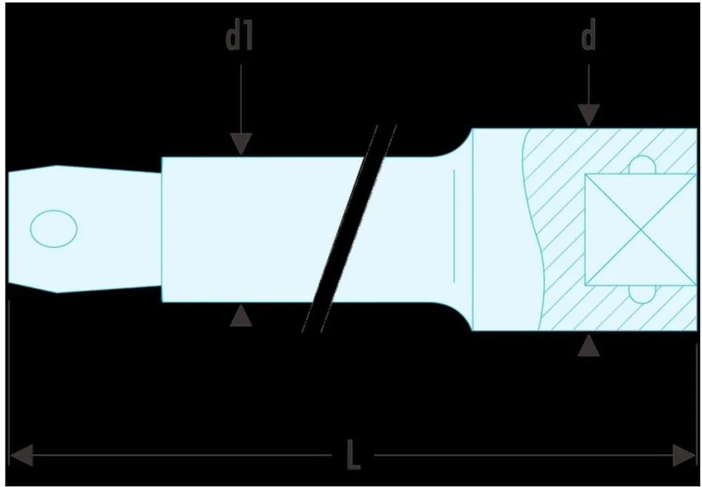 Prolunga Facom 1/4" 100mm R.210 | Utensili Professionali per Meccanica