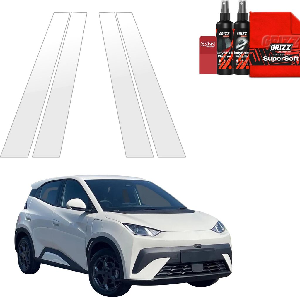 4in1 Schutzfolie Grizz Protector für B-C-Säule - BYD Dolphin Surf (2026)